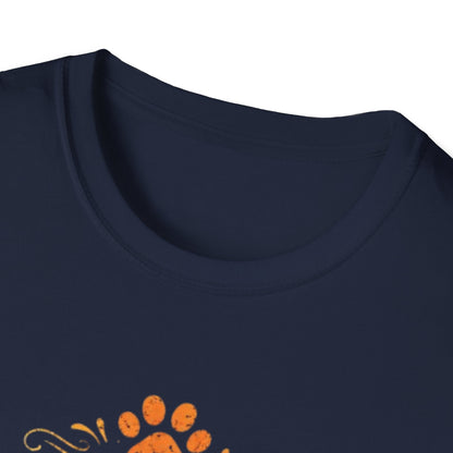 Live Love Bark T-Shirt — Funny Dog Lover Tee with Paw Prints