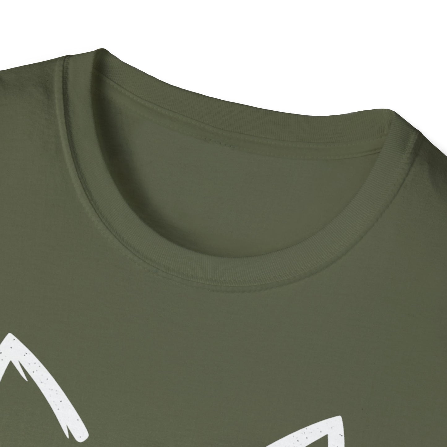 Camiseta con cara de gato y nariz de corazón: una linda camiseta con gráficos minimalistas para amantes de los gatos