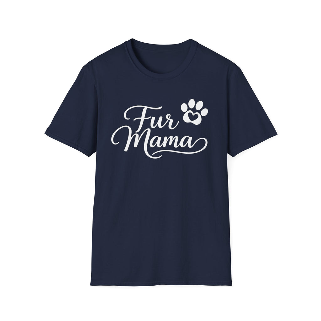 Fur Mama T-Shirt — Cute Paw Print Graphic Tee for Dog & Cat Lovers