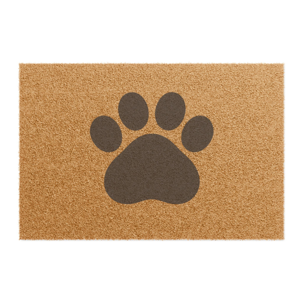 Felpudo con forma de pata de mascota: Felpudo de bienvenida para amantes de perros y gatos