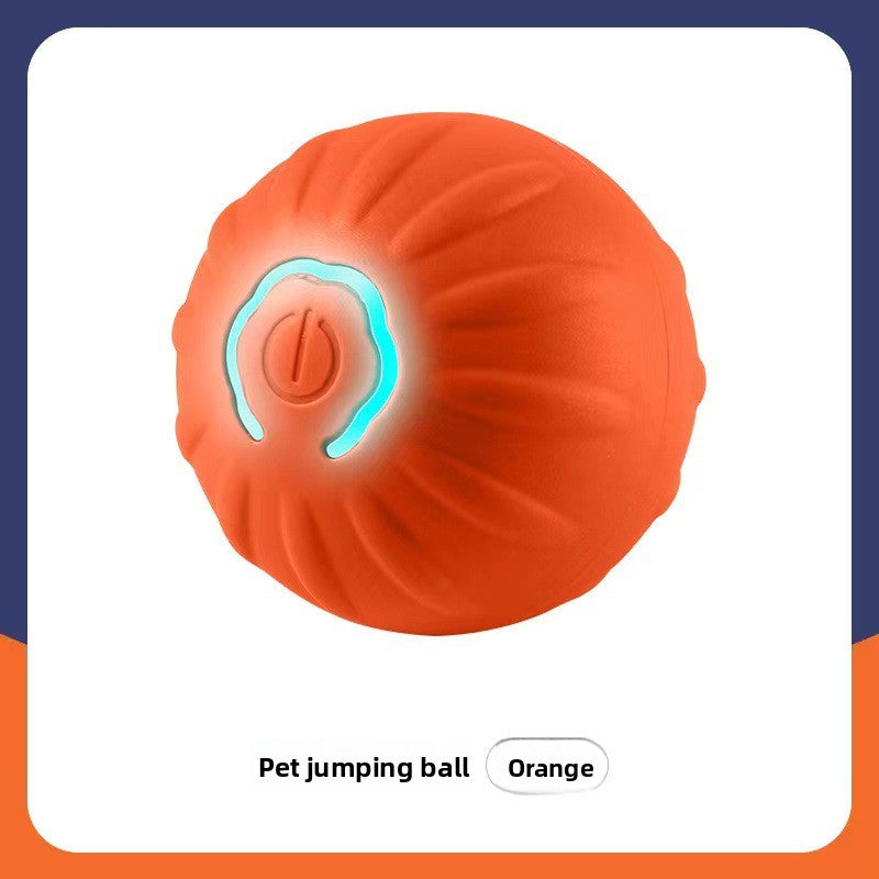 Pet electric gravity jumping ball