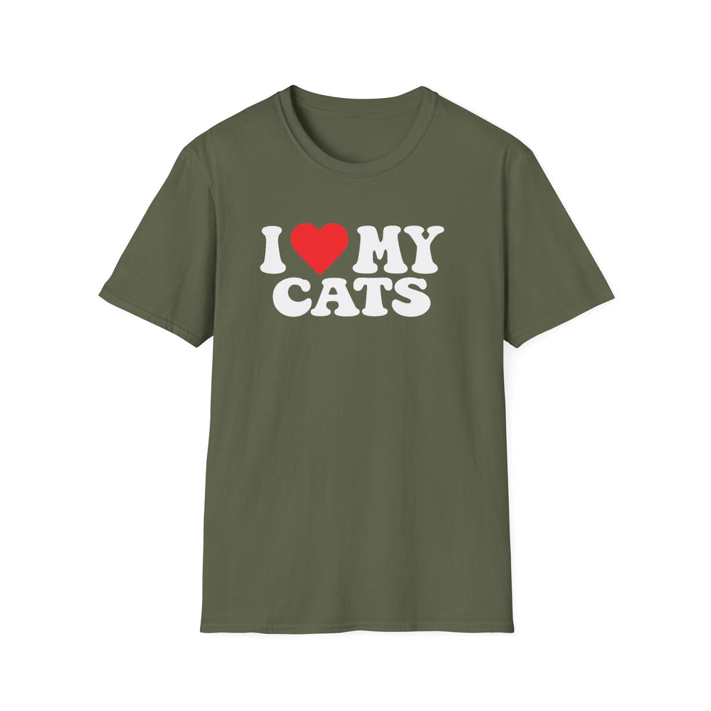 I  My Cats T-Shirt — Cute Retro Cat Lover Tee
