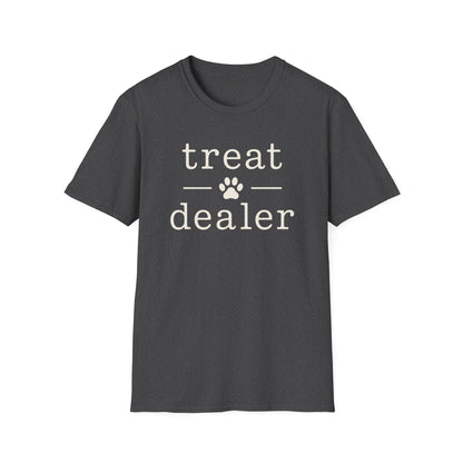 Treat Dealer T-Shirt — Funny Paw Print Shirt for Dog Lovers