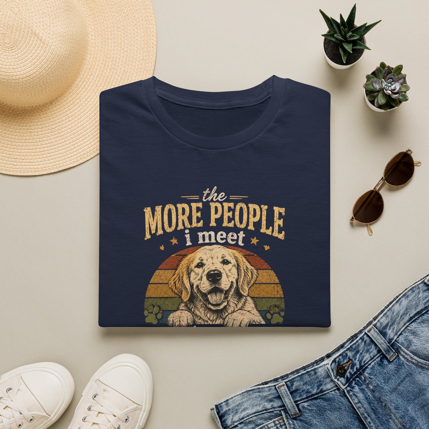 The More People I Meet The More I Love My Dog T-Shirt