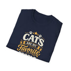 Cats Favorite People T-Shirt — Cute Cat Lover Graphic Tee