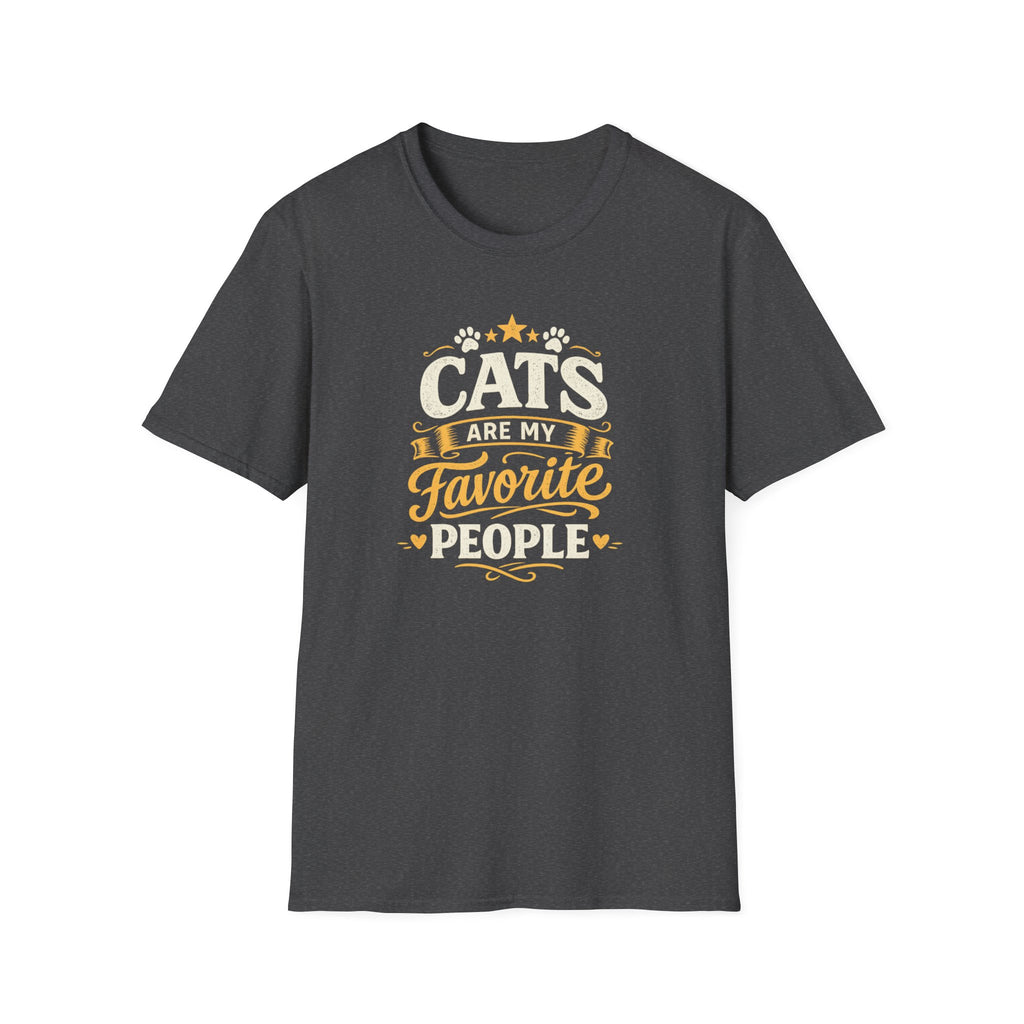Cats Favorite People T-Shirt — Cute Cat Lover Graphic Tee