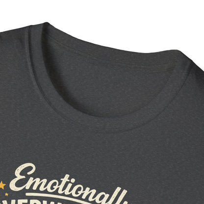 Emotionally Overwhelmed Dog T-Shirt — "Dog Still Needs a Walk" Vintage Rescue Tee