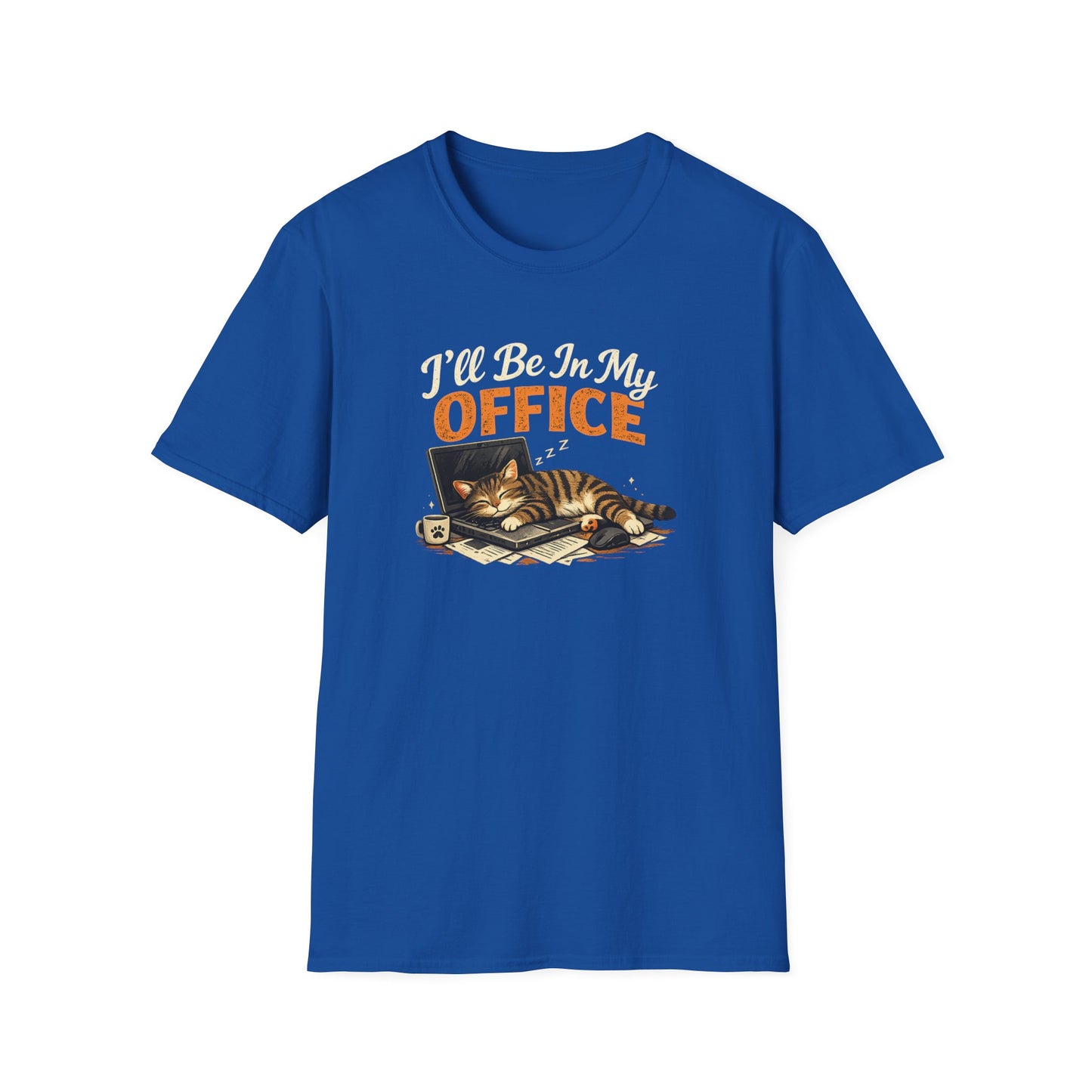 T-Shirt — I'll Be In My Office (Sleeping Cat) Cute Cat Lover Tee