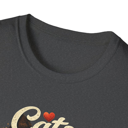 Cats Are My Therapy T-Shirt — Vintage Cozy Cat Lover Tee