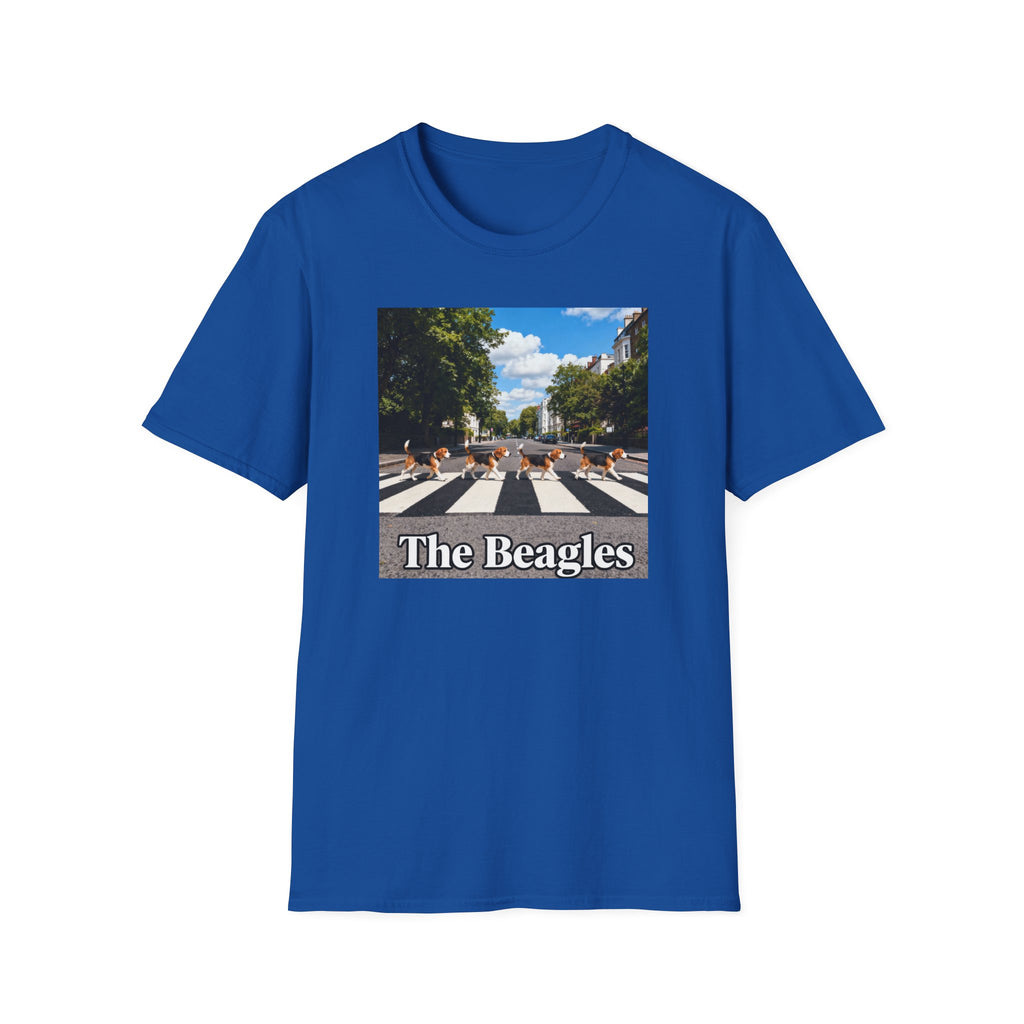 Camiseta parodia de Abbey Road de Los Beagles