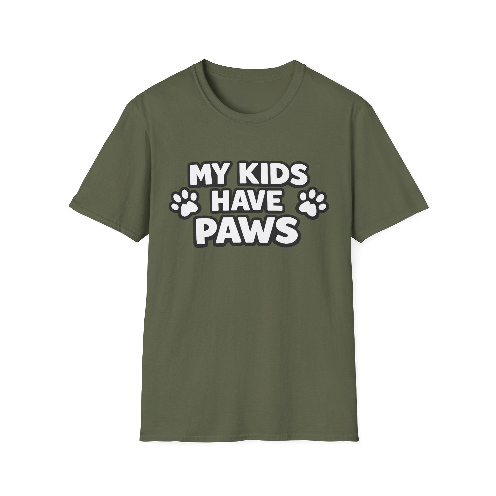 Camiseta — "Mis hijos tienen patas" | Camiseta divertida para dueños de mascotas