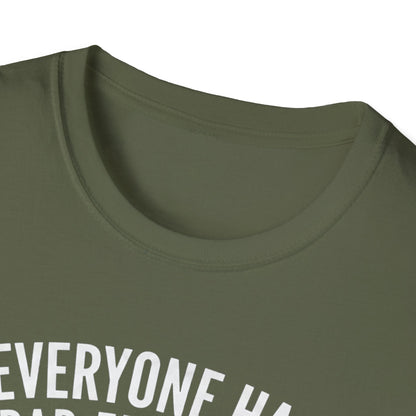 T-Shirt — "Everyone Has Bad Fur Days" Cute Fluffy Cat Graphic