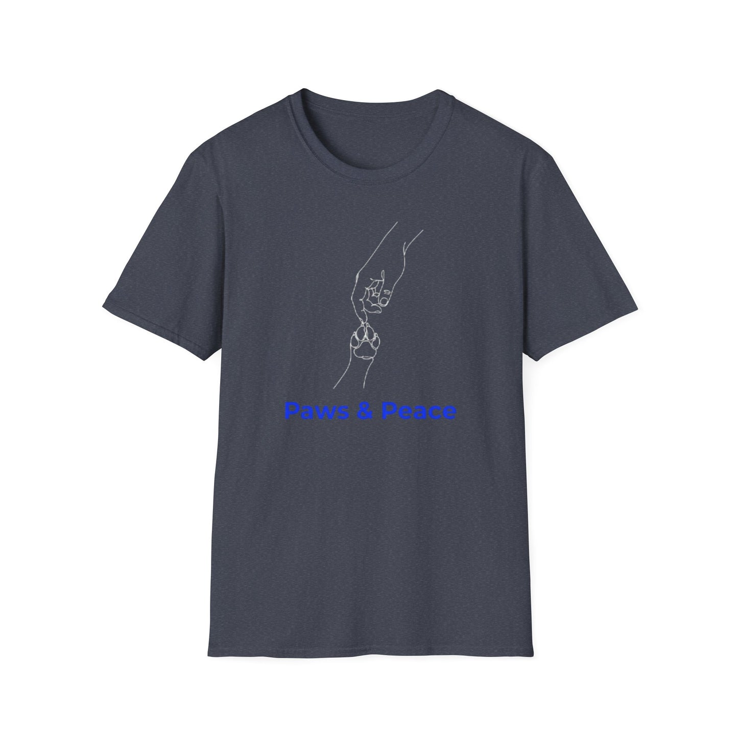 Paws & Peace Cat Paw Print T-Shirt