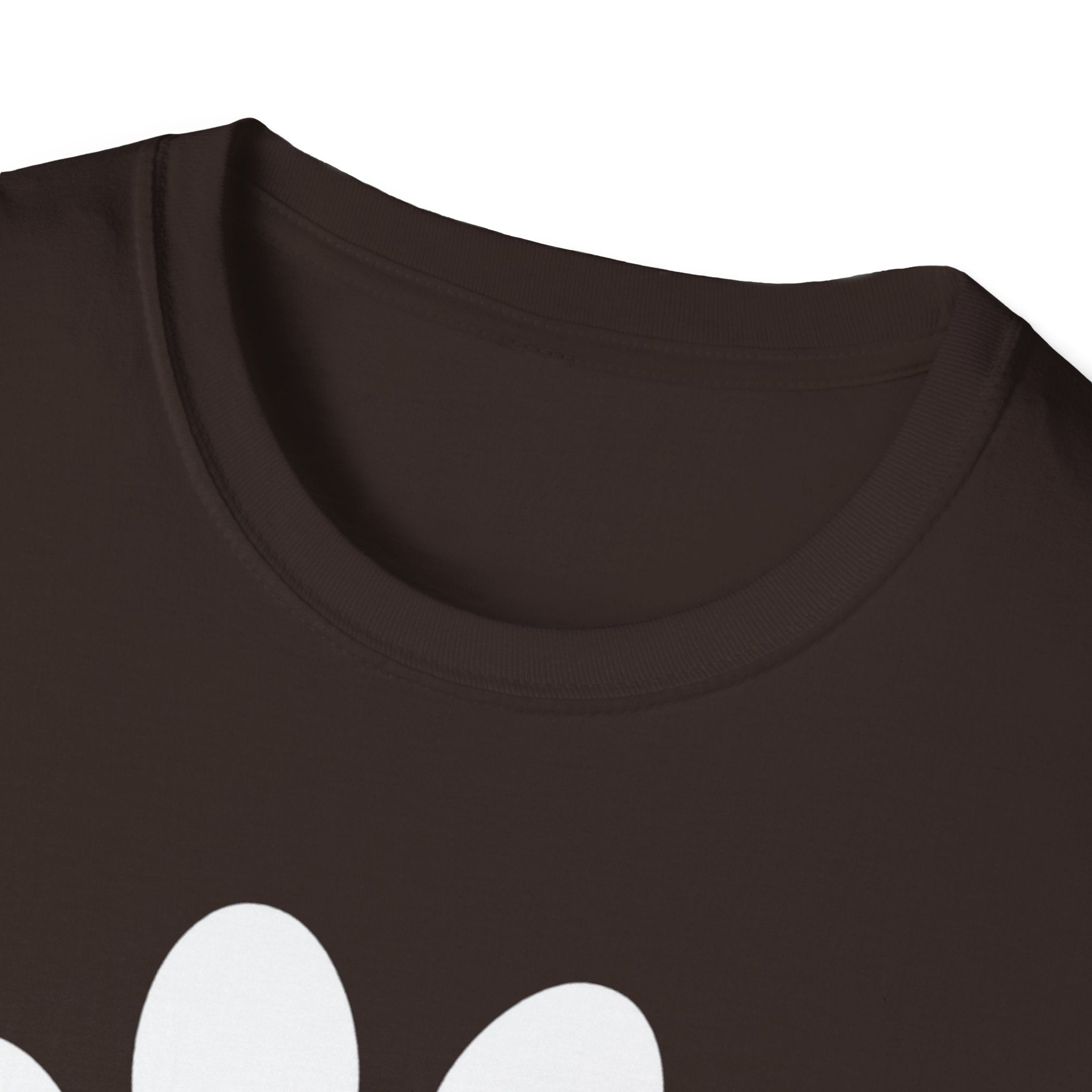 Camiseta con estampado de patas Think Pawsitive — Camiseta positiva para amantes de las mascotas