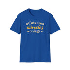 Cats Are Miracles On Legs T-Shirt — Funny Cat Lover Tee