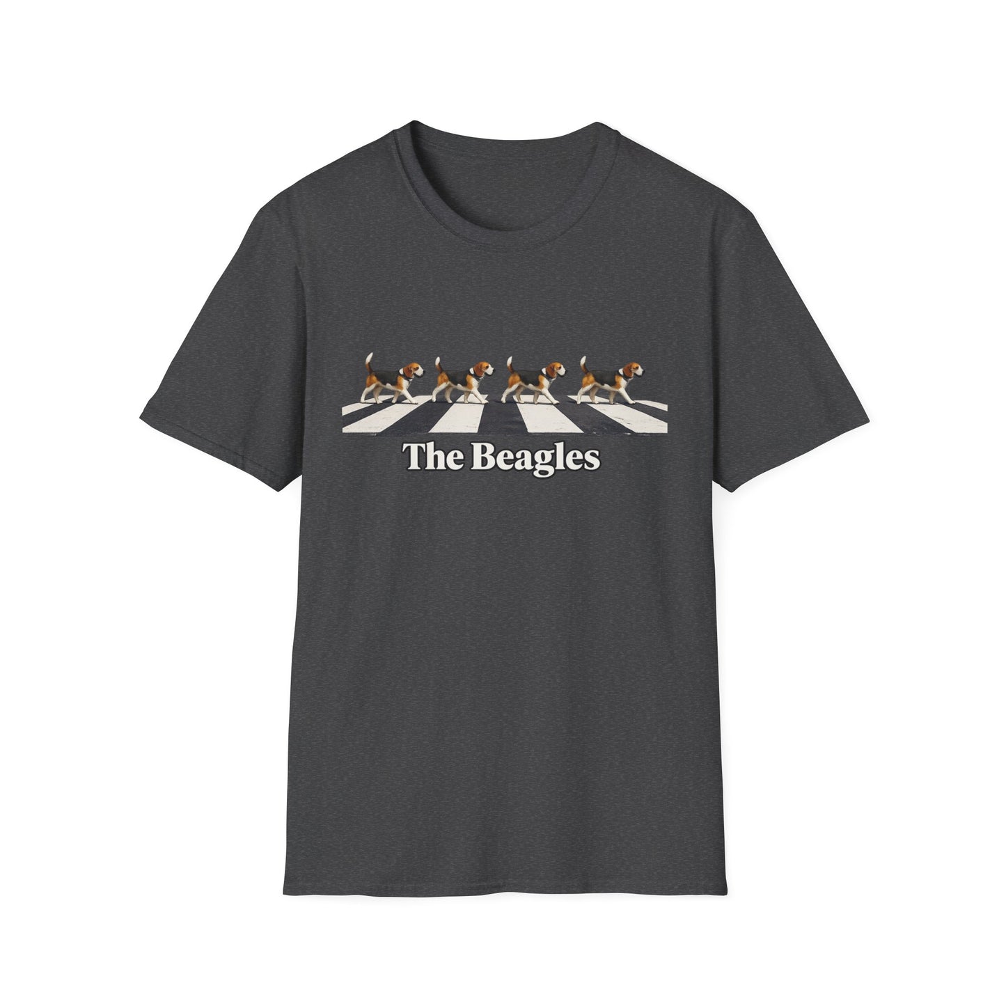 Beagles Crossing T-Shirt — "The Beagles" Abbey Road Style Dog Tee