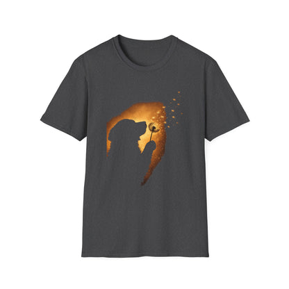 Dog & Dandelion Silhouette T-Shirt