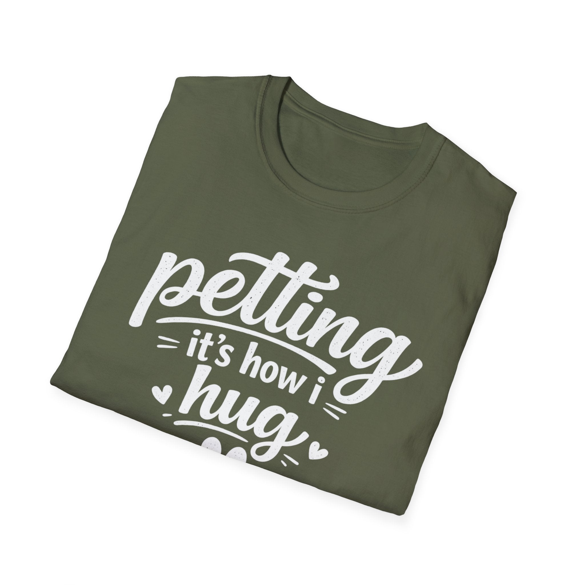 Camiseta "Carting It's How I Hug": Divertida camiseta con estampado de patas para amantes de perros y gatos