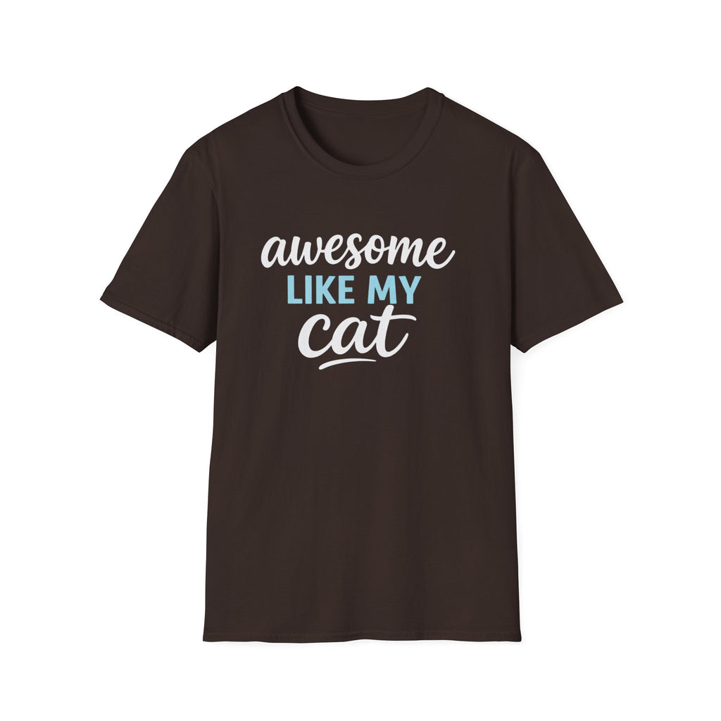 Camiseta para amantes de los gatos: "Genial como mi gato"