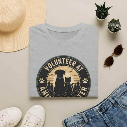 Volunteer at Animal Shelter T-Shirt — Rescue Pet Lover Tee
