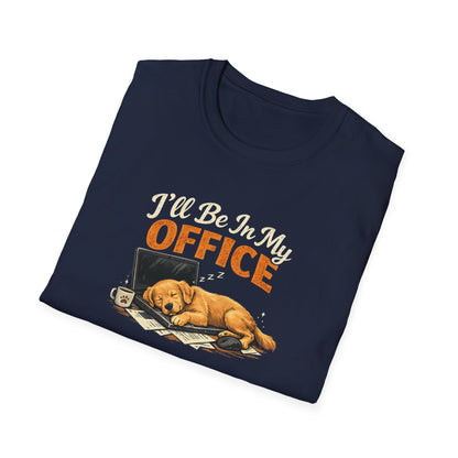 Dog Nap Office T-Shirt – Funny Sleeping Puppy Work Humor Tee