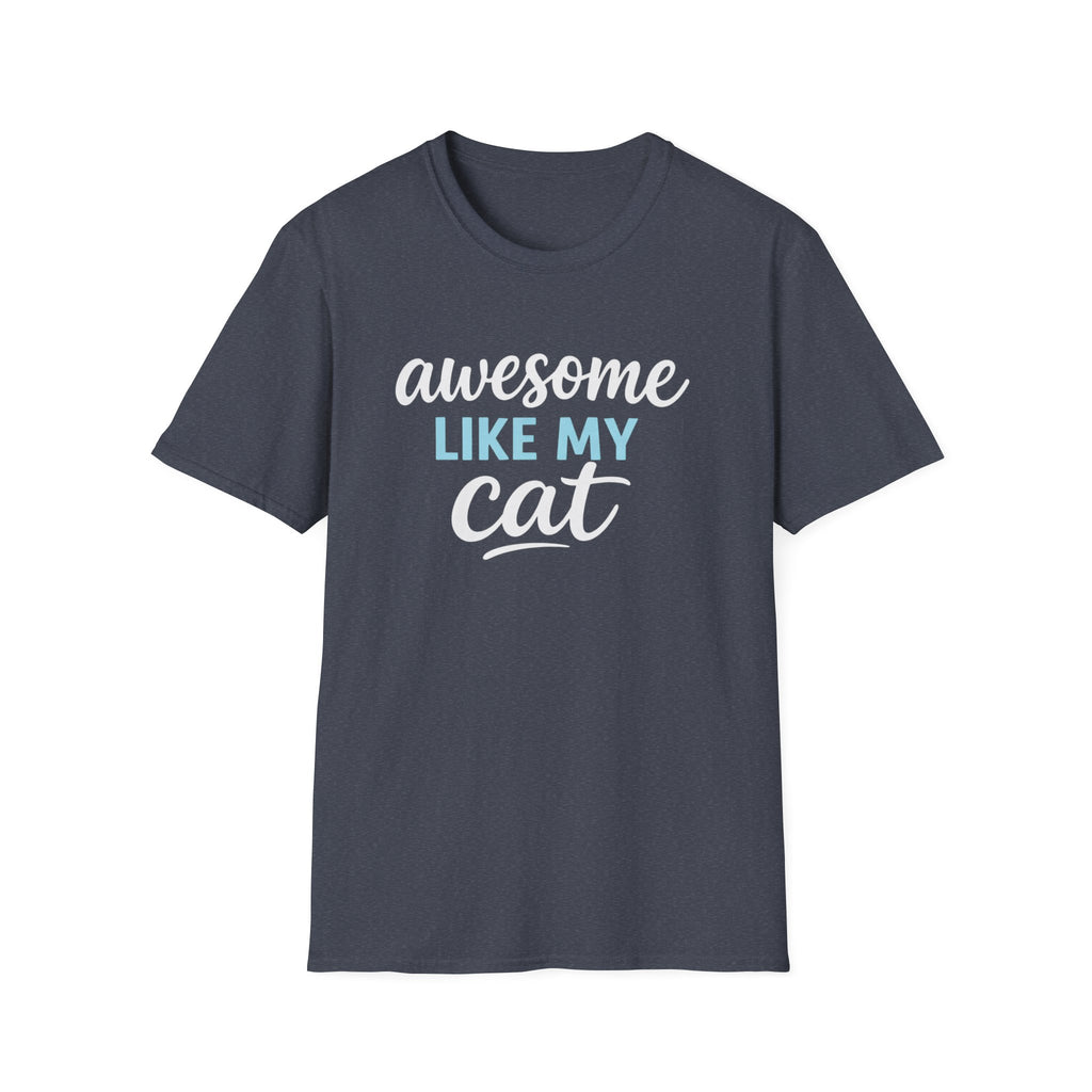 Camiseta para amantes de los gatos: "Genial como mi gato"