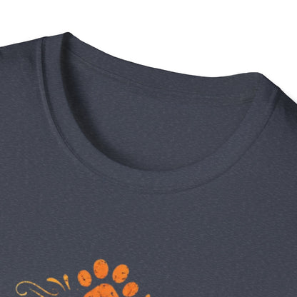 Live Love Bark T-Shirt — Funny Dog Lover Tee with Paw Prints