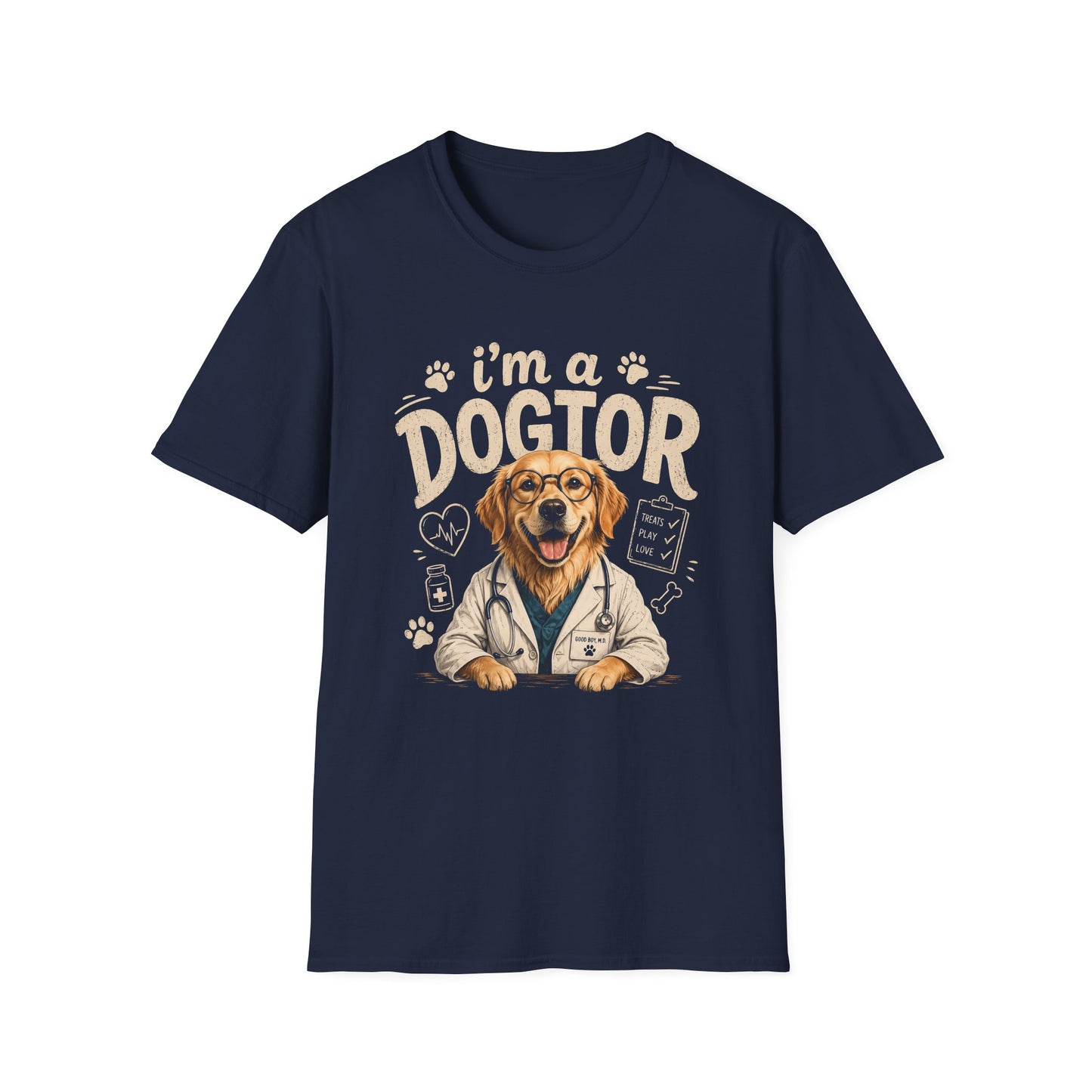 I’m a Dogtor T‑Shirt — Cute Veterinarian Dog Graphic Tee for Dog Lovers