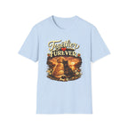 T-Shirt — "Together Furever" Dog and cat Sunset Graphic Tee
