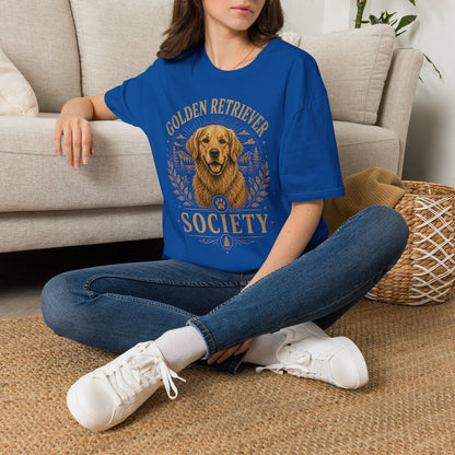 Golden Retriever Society T-Shirt — Vintage Dog Lover Tee