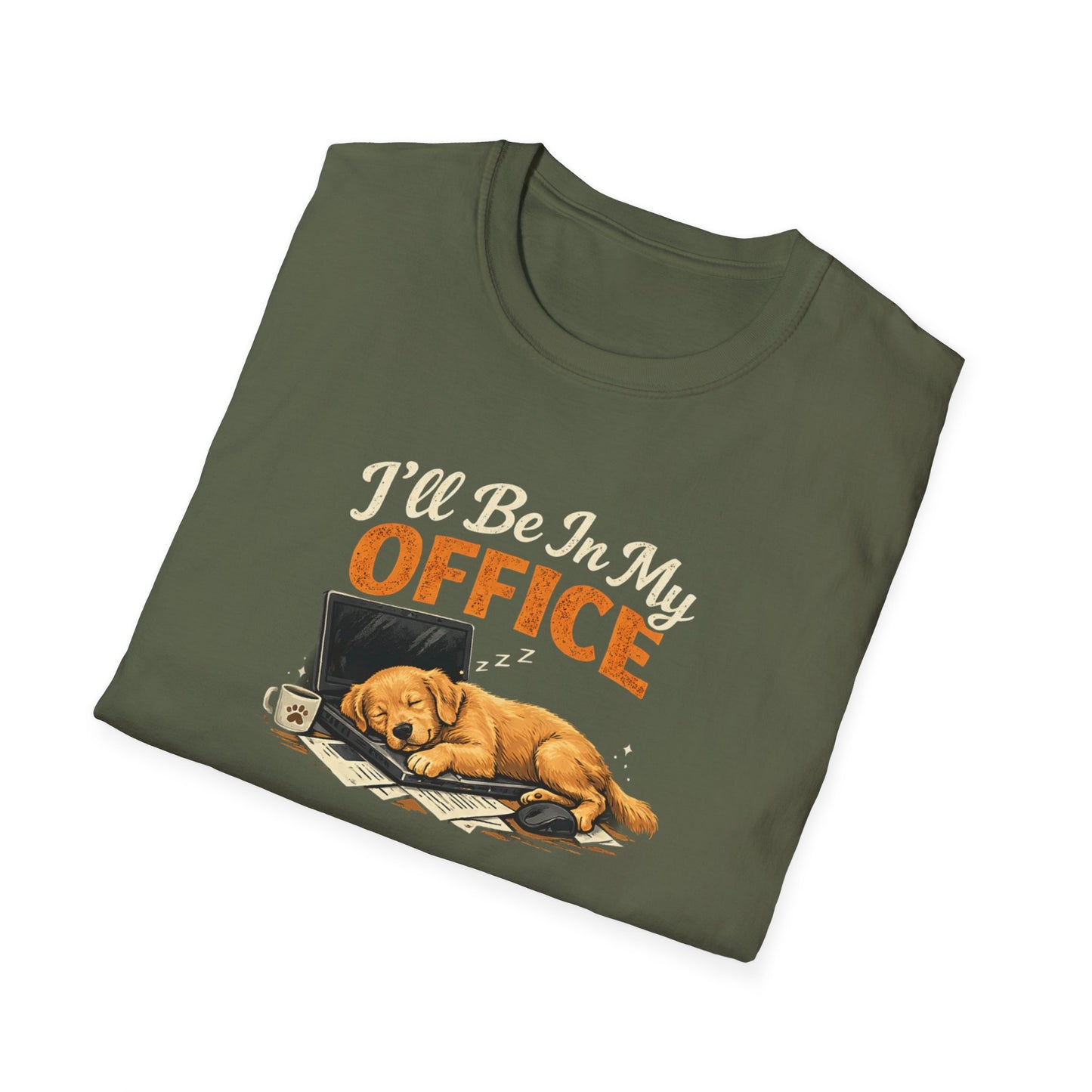 Dog Nap Office T-Shirt – Funny Sleeping Puppy Work Humor Tee
