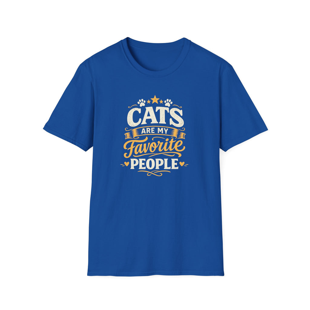 Cats Favorite People T-Shirt — Cute Cat Lover Graphic Tee
