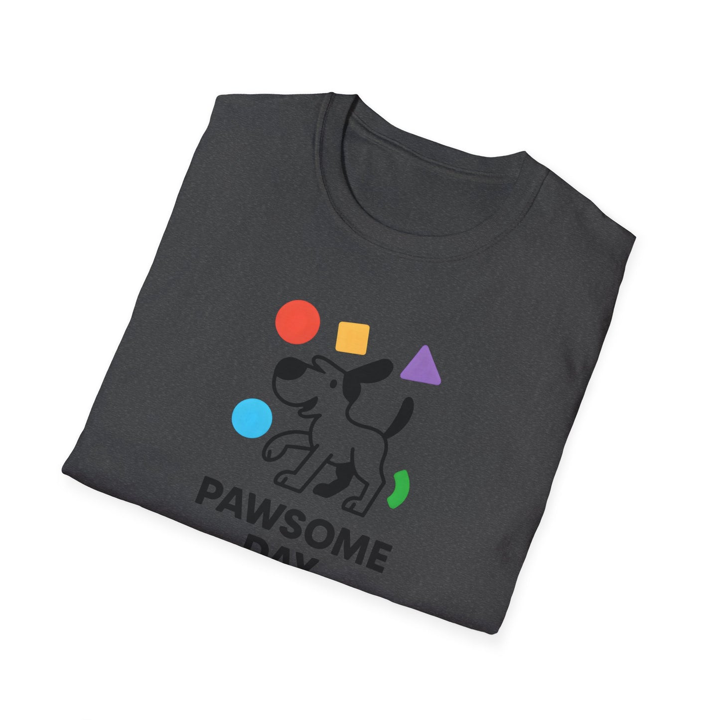 Pawsome days with colorful shapes T-Shirt