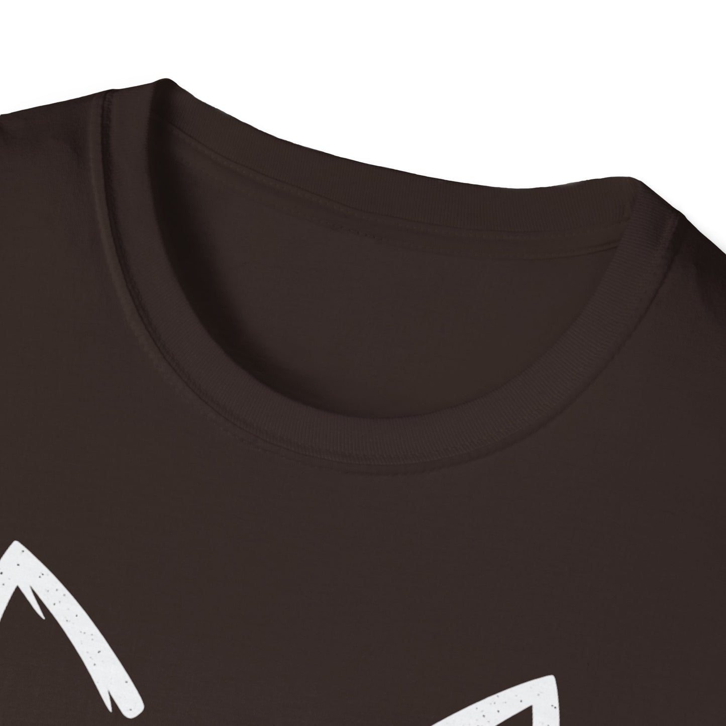 Camiseta con cara de gato y nariz de corazón: una linda camiseta con gráficos minimalistas para amantes de los gatos