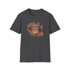 T-Shirt — "Love Is a Powerful Thing" Golden Retriever Graphic Tee