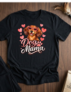 Dog Mama T-Shirt — Heart Paw Mom Tee