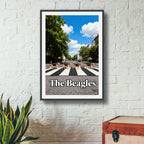Beagle Band Poster — 'The Beagles' Matte Vertical Dog Art Print