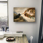 Digital download Creation of Cat: Matte Horizontal Art Poster