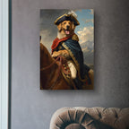 Golden Retriever Napoléon Portrait Matte Poster — Regal Pet Wall Art