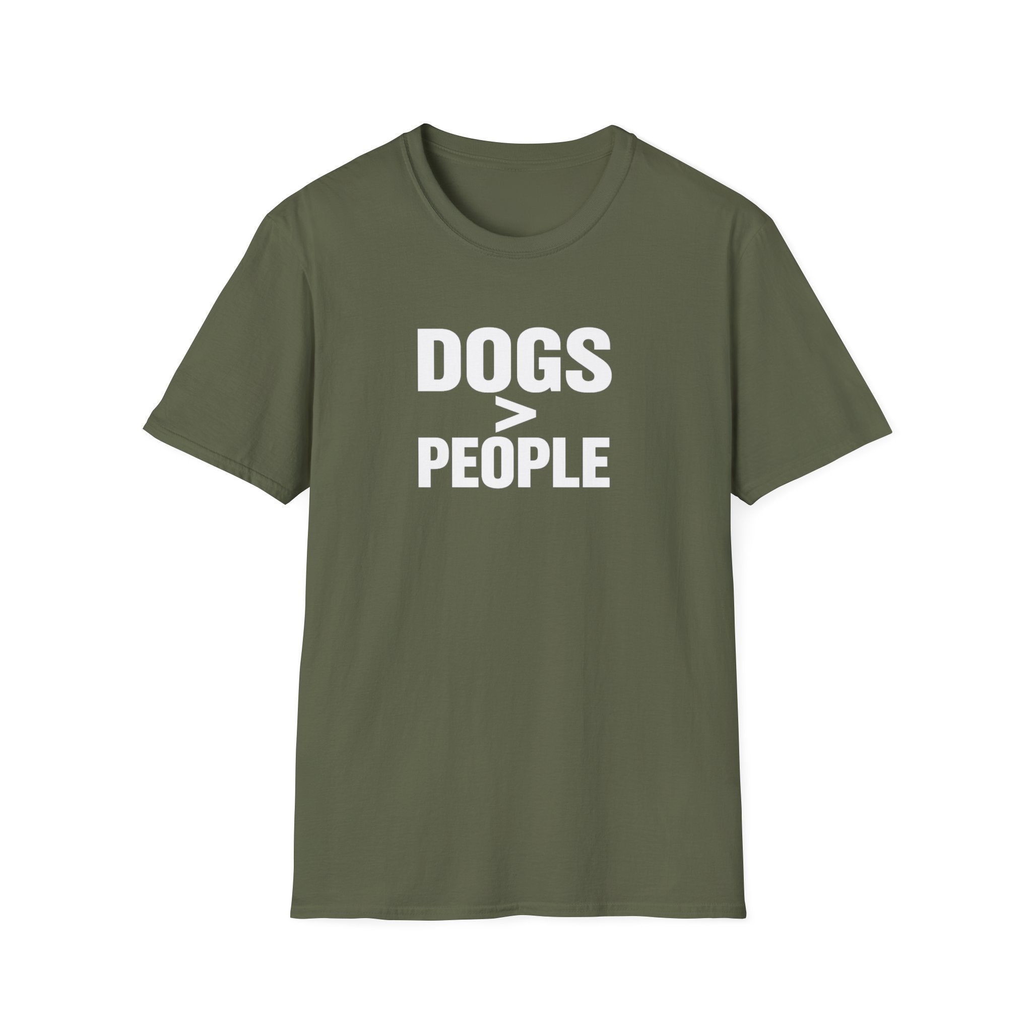 Dogs > People T-Shirt — Funny Dog Lover Tee