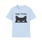 Uggh, People. Cat T-Shirt — Funny Grumpy Cat Graphic Tee for Cat Lovers