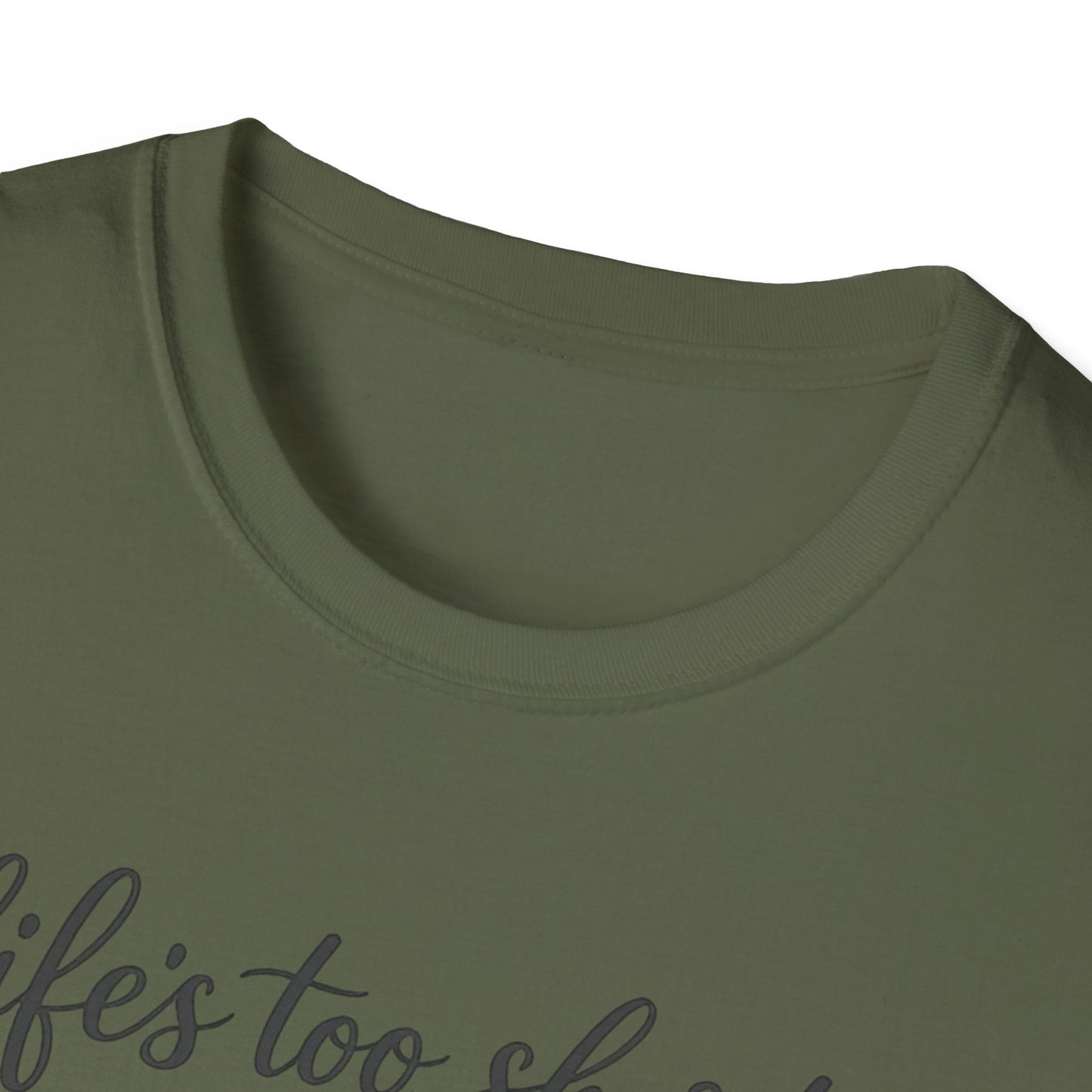 Cat Lover T-Shirt — "Life's Too Short to Say No to Cats" Graphic Tee