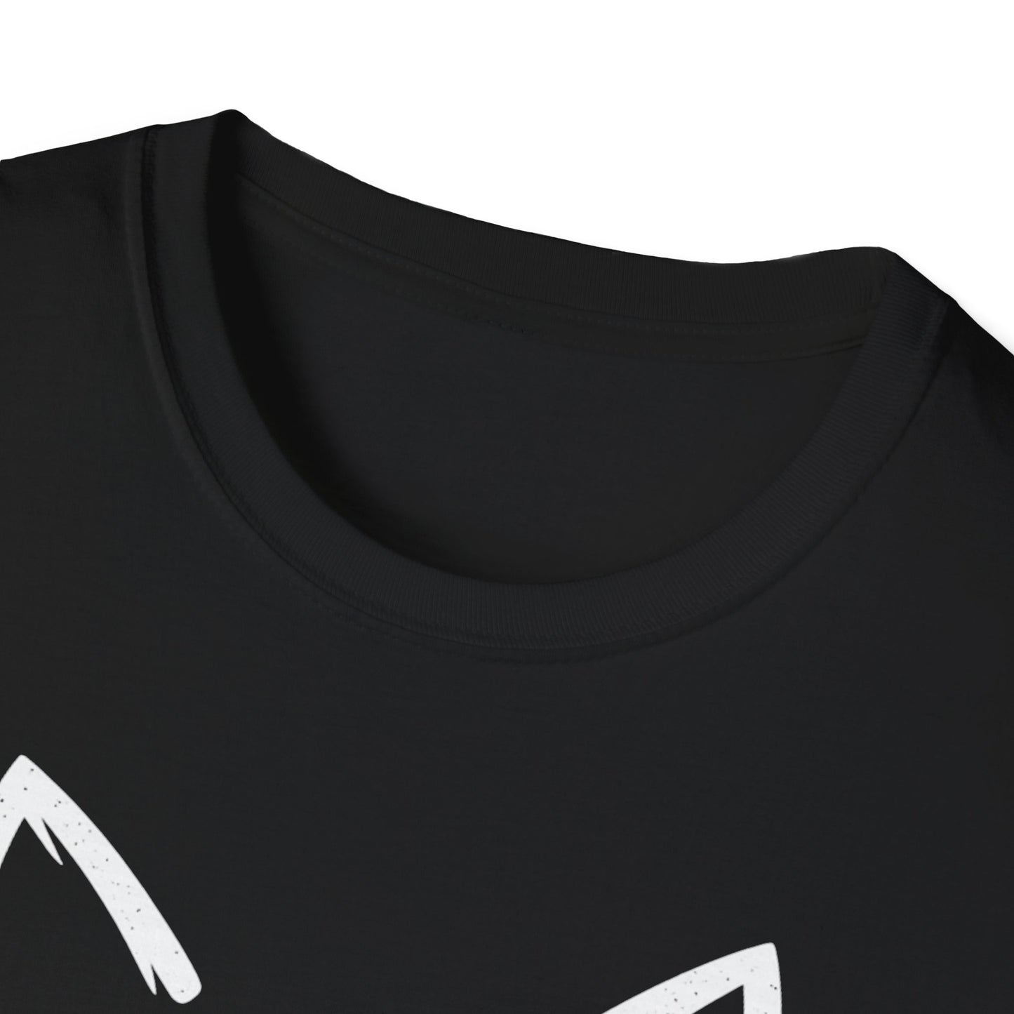 Camiseta con cara de gato y nariz de corazón: una linda camiseta con gráficos minimalistas para amantes de los gatos