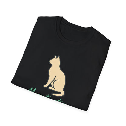 Camiseta con ilustración de gato Meowtivation