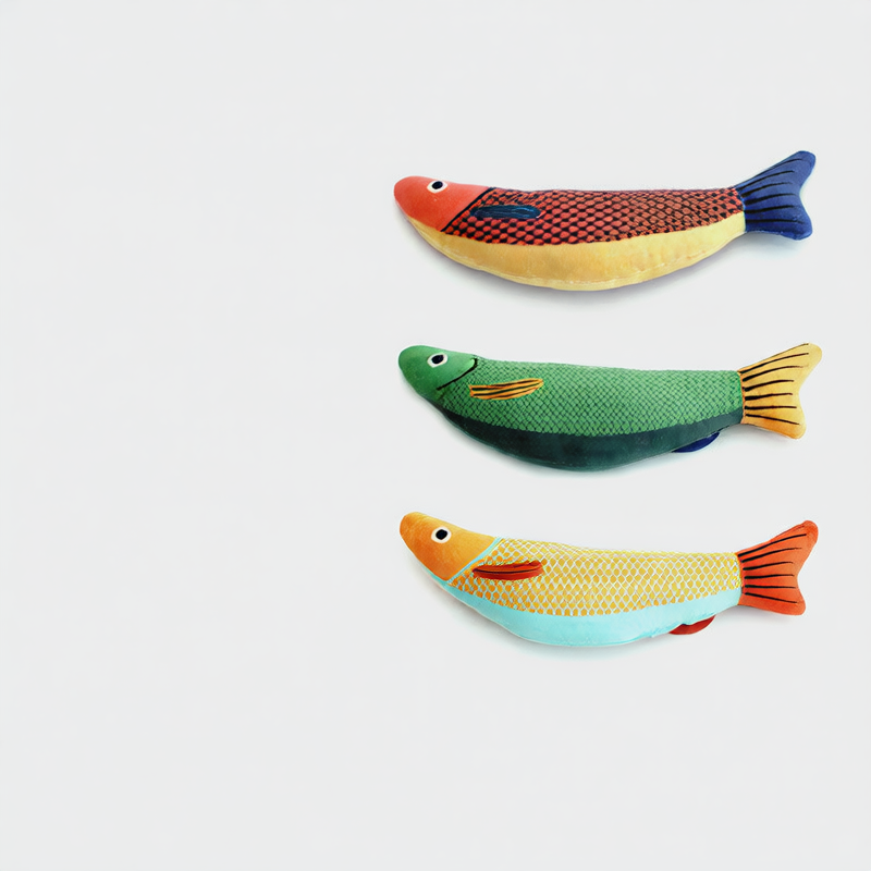 Juguete para gatos con forma de pez 