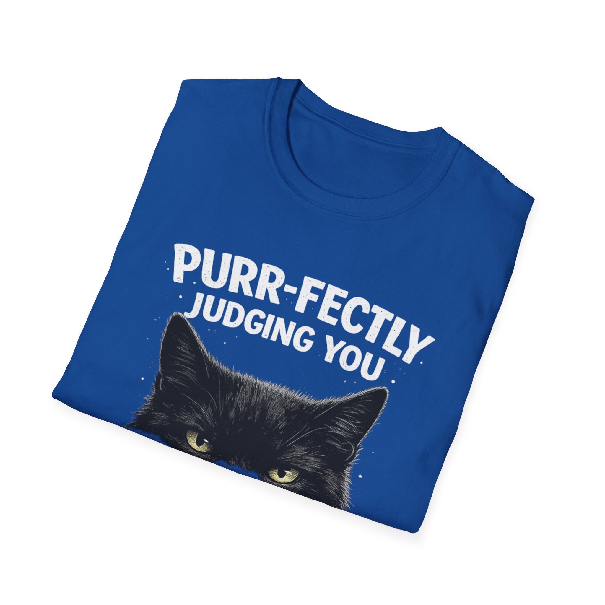 Camiseta "Juzgándote perfectamente, gato"