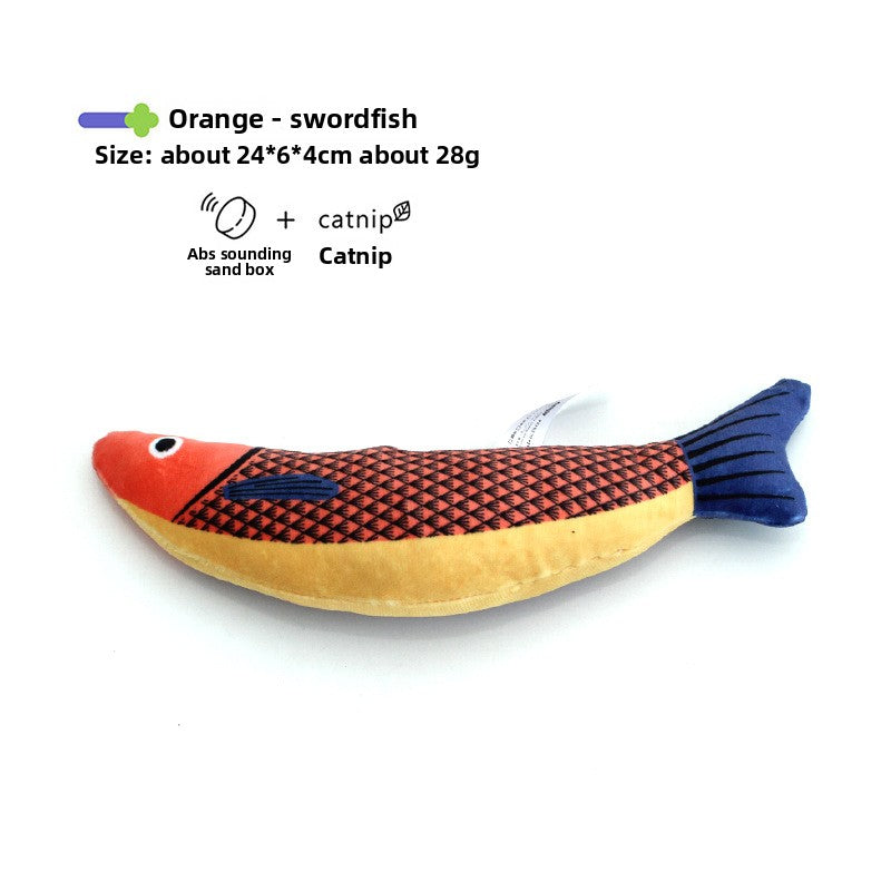 Juguete para gatos con forma de pez 