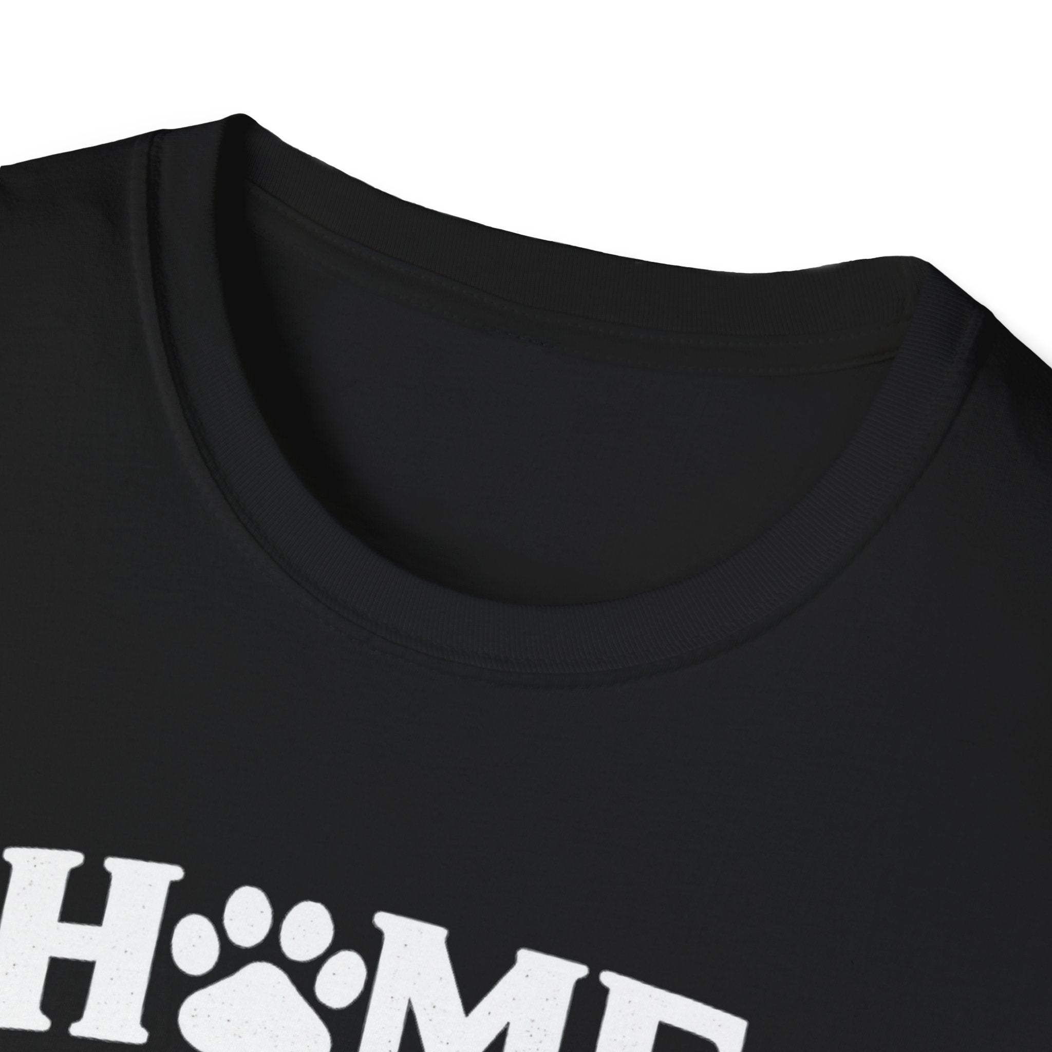 T‑Shirt — "Home Is Where the Paw Prints Lead To" Pet Lover Graphic Tee