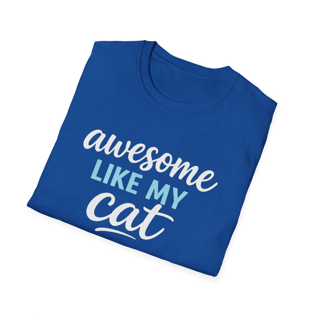 Camiseta para amantes de los gatos: "Genial como mi gato"