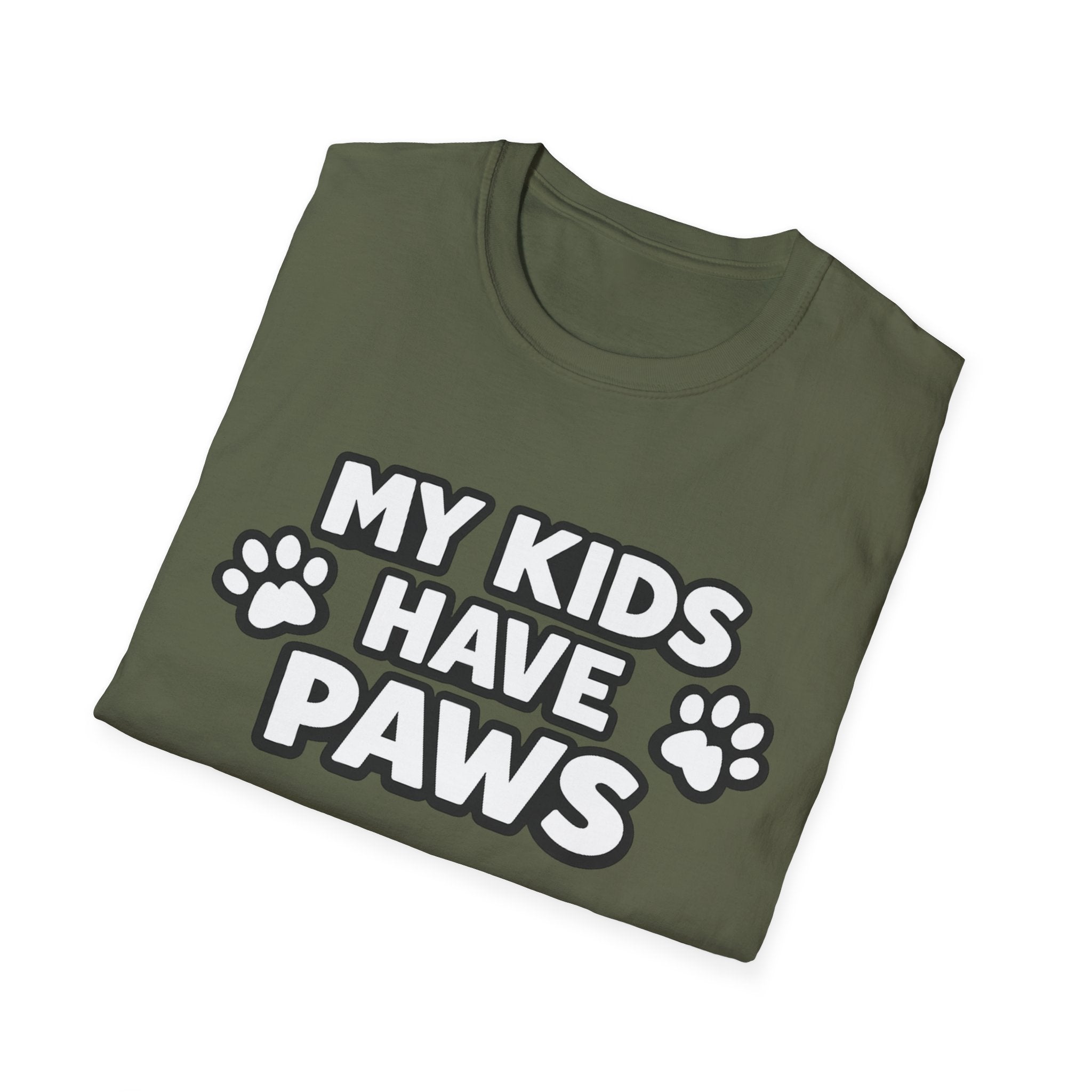 Camiseta — "Mis hijos tienen patas" | Camiseta divertida para dueños de mascotas